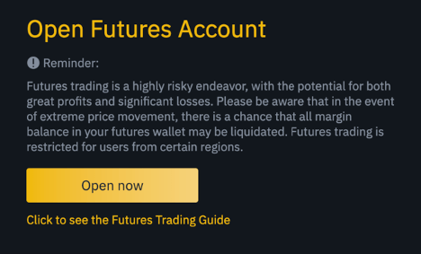Open Futures Account