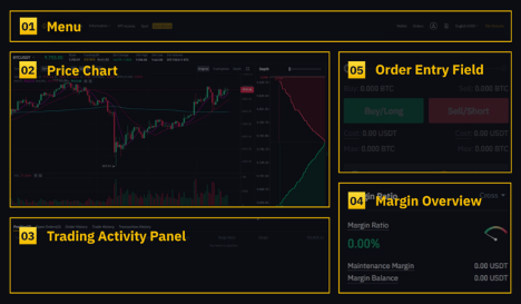 Binance Interface Section 1